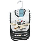 Wholesale - 5pk RACCOON BIBS C/P 72, UPC: 191655236927